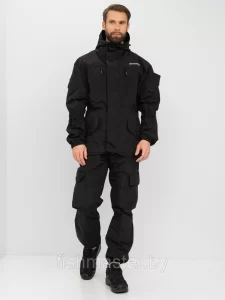 Костюм летний HUNTSMAN Горка-5 цв.Черный тк.Смесовая Рип-Стоп