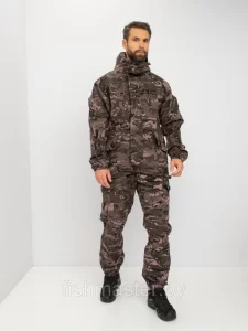 Костюм летний HUNTSMAN Горка-5 Черный мультикам тк Смесовая
