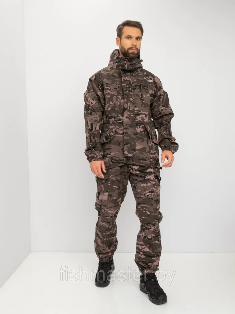 Костюм летний HUNTSMAN Горка-5 Черный мультикам тк Смесовая