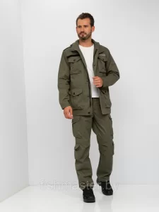 Костюм летний HUNTSMAN Крафт цв.Хаки тк.Cotton