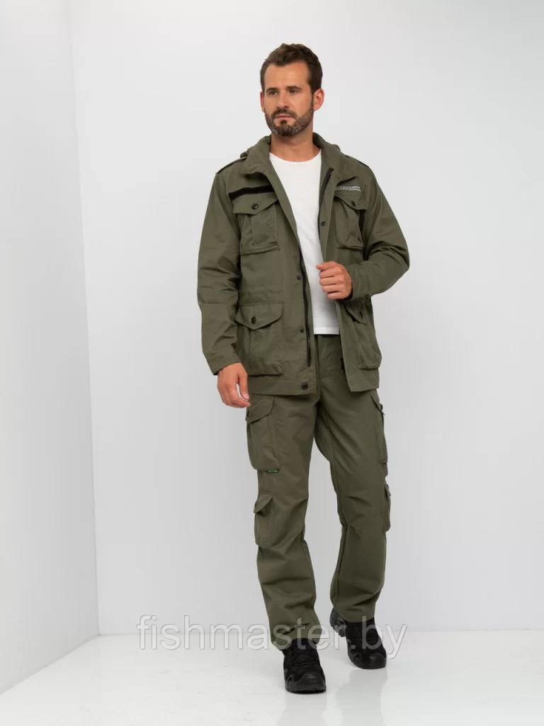 Костюм летний HUNTSMAN Крафт цв.Хаки тк.Cotton