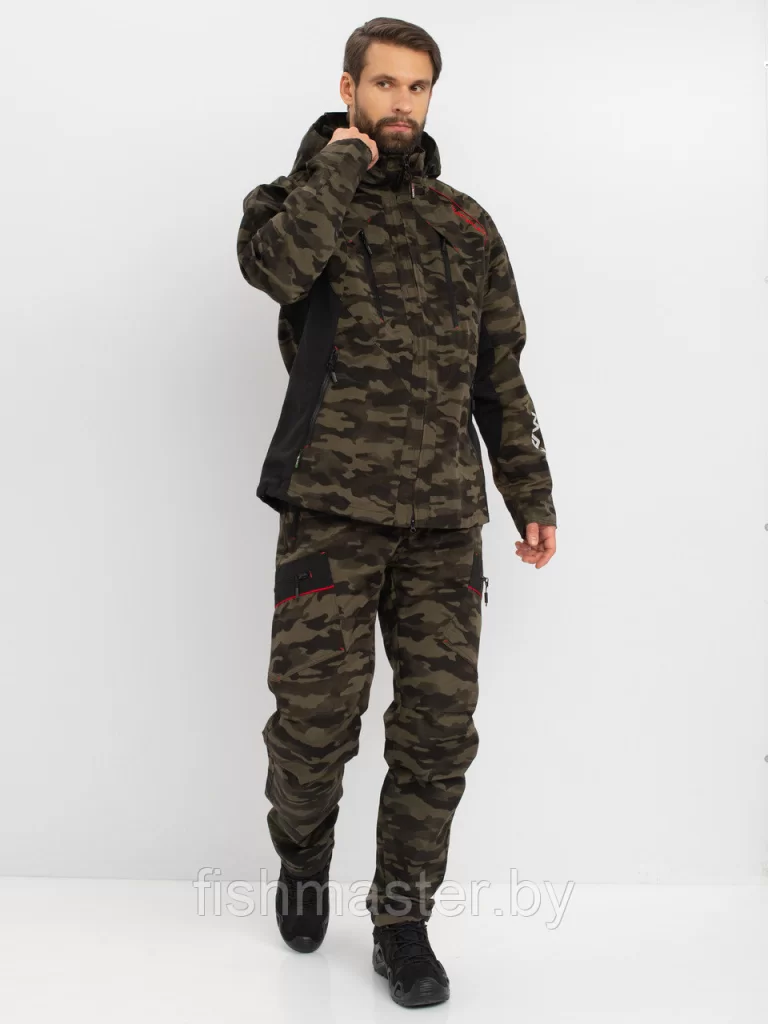 Костюм летний HUNTSMAN Матрица КМФ DJIN тк.Смесовая Рип-Стоп