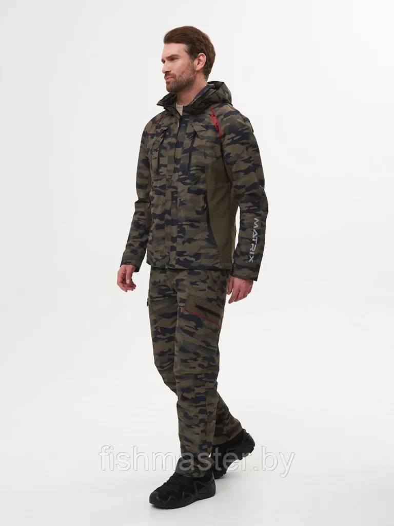 Костюм летний HUNTSMAN Матрица цв.КМФ DJIN тк.Nylon Cotton Рип-Стоп