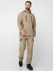Костюм летний HUNTSMAN Матрица цв.Песок тк.Nylon Cotton Рип-Стоп