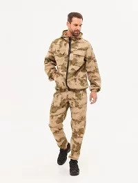 Костюм летний HUNTSMAN Стрелок цв.Малахит тк Сорочка Смесовая