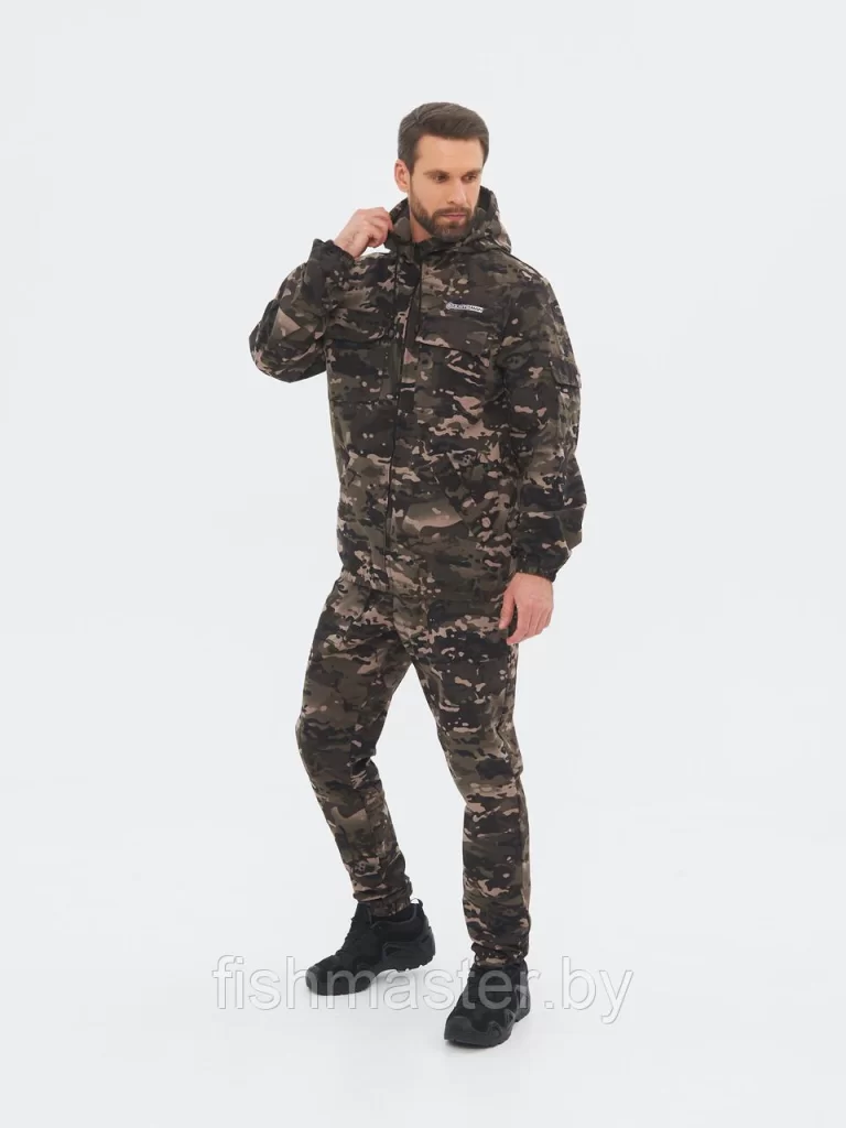 Костюм летний HUNTSMAN Стрелок цв.Черный мультикам тк Сорочка Смесовая
