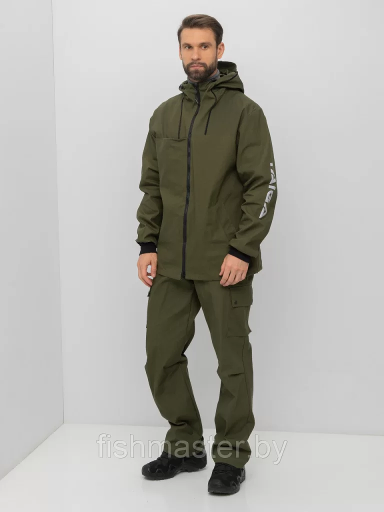 Костюм летний HUNTSMAN Тайга-3 цв.Хаки тк.Палатка
