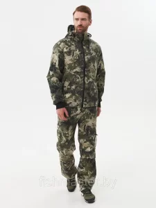 Костюм летний HUNTSMAN Тайга-3 цв.Зеленый Питон тк.Твил-Пич