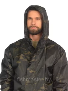 Костюм ВВЗ HUNTSMAN Склон-2 Черный Мультикам тк Таффета (20000мм)