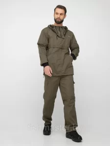 Костюм летний HUNTSMAN Антигнус Люкс цв.Хаки тк Сорочка Смесовая