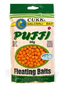 Плавающая насадка CUKK Puffi Mini 4-6мм 30г Ракушка цв. Оранжевый