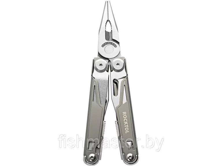 Мультитул Rocktol SK02 19 в 1 с титановыми ручками цв.серый-титан