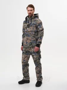 Костюм деми HUNTSMAN Антигнус Люкс -5°C цв.Лабиринт тк.Смесовая микро Rip-stop/Бонди
