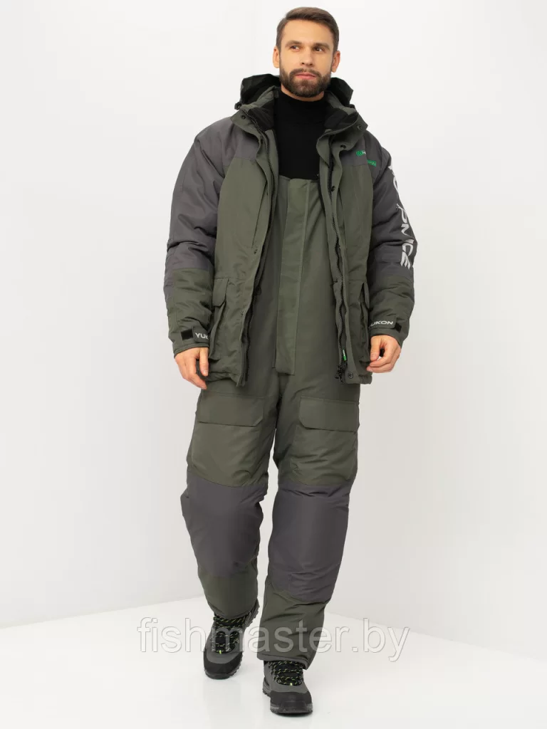 Костюм HUNTSMAN Yukon Ice-45°C Зелёный/Графит