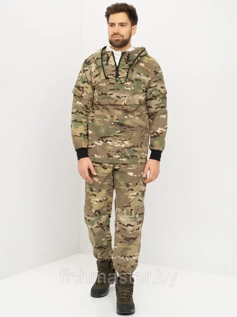 Костюм летний HUNTSMAN Антигнус Люкс цв.Мультикам тк Сорочка Смесовая