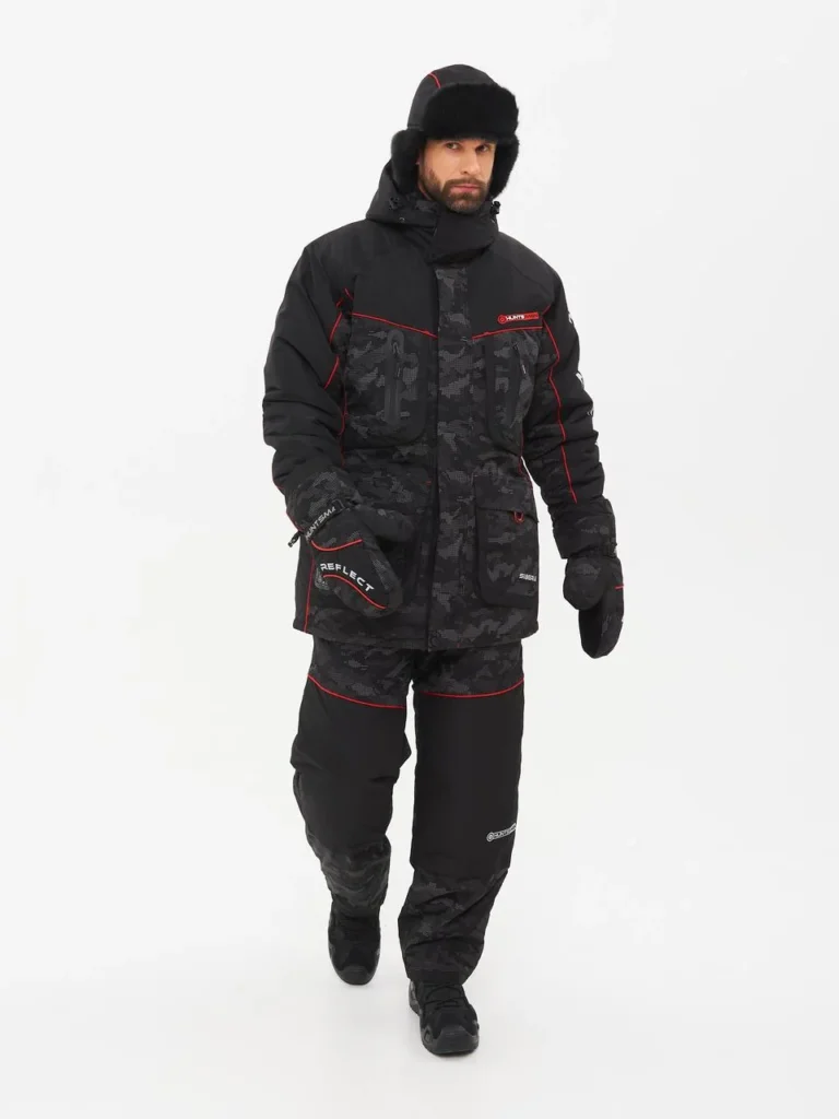 Костюм зимний Huntsman Siberia Reflect -45°C Черный (Reflex)