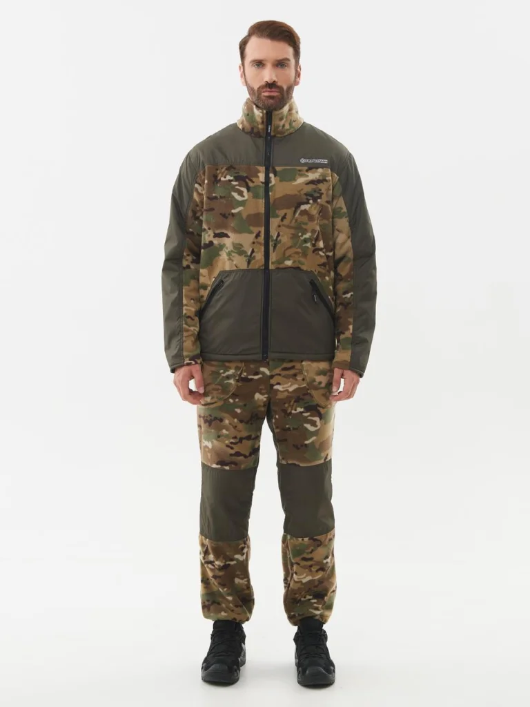 Костюм флисовый HUNTSMAN Пикник-ЛЮКС цвет Мультикам ткань Флис