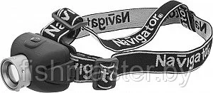 Фонарь налобный Navigator 94 913 NPT-H06-3AAA  CREE 1LEDx5Вт 3 реж. фокус