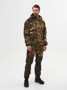 Костюм демисезонный Huntsman Горка 5 -5°C Мультикам/Хаки ткань Cat's Eye/Смесовая Рип-Стоп