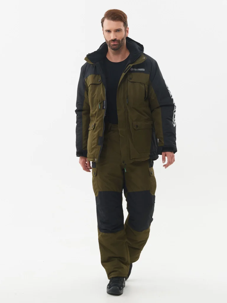 Костюм зимний Huntsman Канада -35°C Хаки/Черный