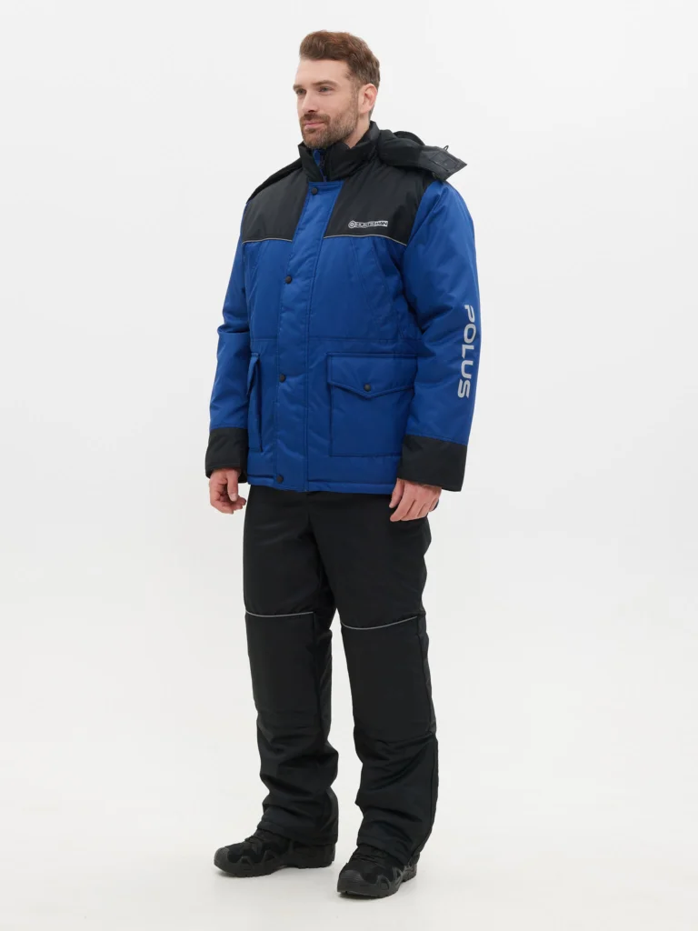 Костюм зимний Huntsman Полюс -40°C Синий/Черный