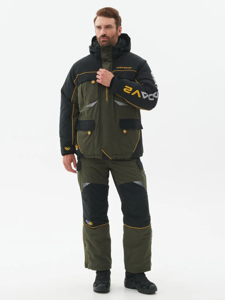 Костюм зимний Huntsman Канада V2 -35°C Хаки/Черный