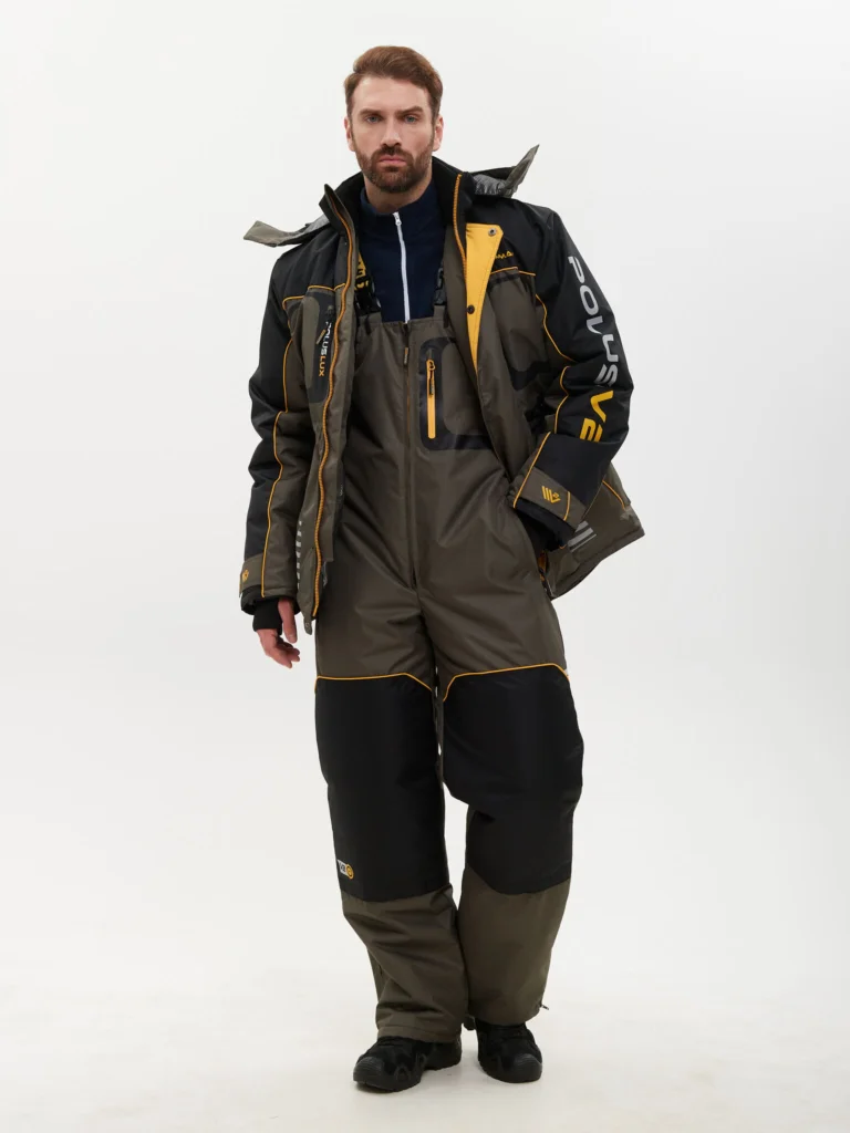 Костюм зимний Huntsman Полюс LUX V2 -45°C Хаки/Черный