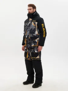 Костюм зимний Huntsman Elbrus -35°C КМФ192/Черный