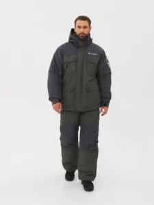 Костюм зимний Huntsman Канада -35°C Хаки/Графит (Оксленд)