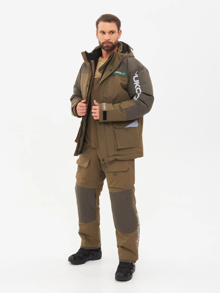 Костюм зимний Huntsman Yukon Ice -45°C Хаки/Черный