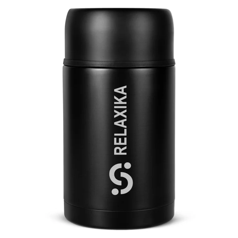Термос Relaxika 301 для еды Черный
