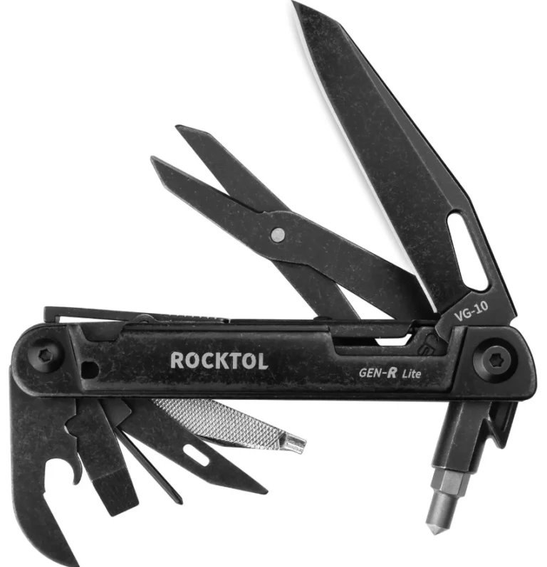 Мультитул Rocktol Gen-R Lite 15 в 1 кожаный чехол